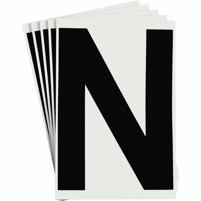 ToughStripe Black Number and Letter Labels