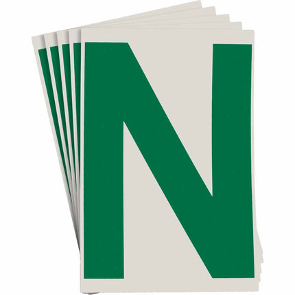 ToughStripe Green Number and Letter Labels