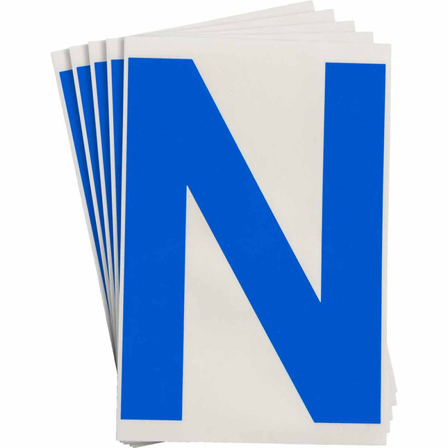 ToughStripe Blue Number and Letter  Labels