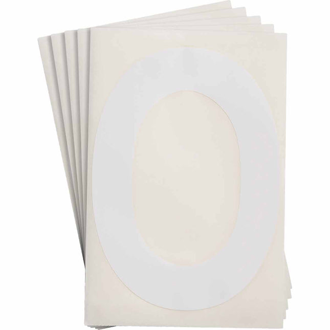 ToughStripe White Number and Letter Labels
