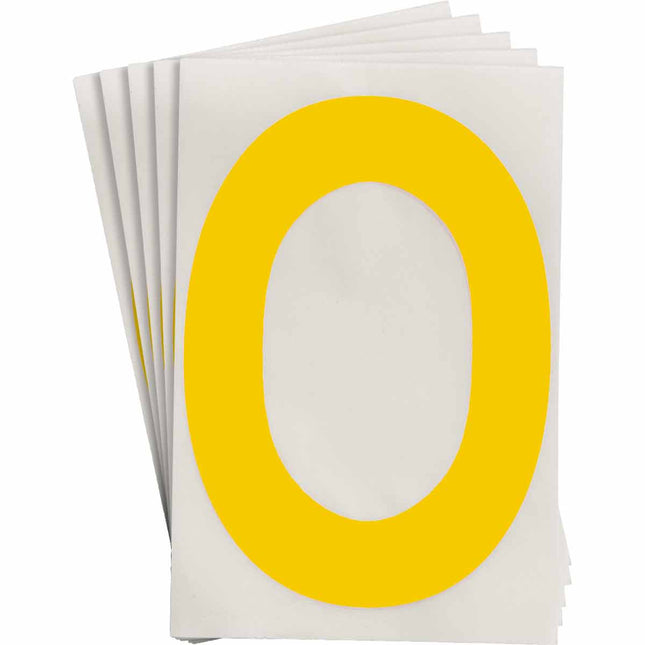 ToughStripe Yellow Number and Letter Labels