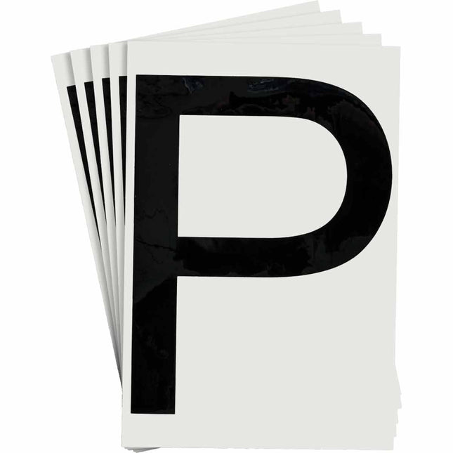 ToughStripe Black Number and Letter Labels