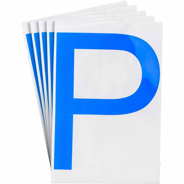 ToughStripe Blue Number and Letter  Labels