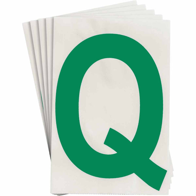 ToughStripe Green Number and Letter Labels