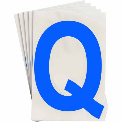 ToughStripe Blue Number and Letter  Labels