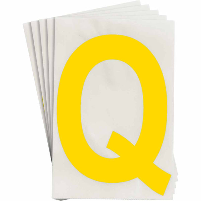 ToughStripe Yellow Number and Letter Labels
