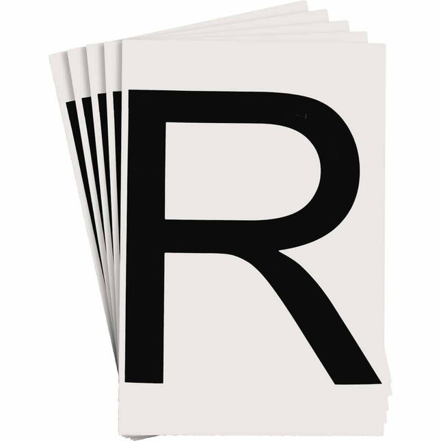 ToughStripe Black Number and Letter Labels