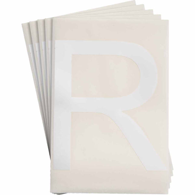 ToughStripe White Number and Letter Labels