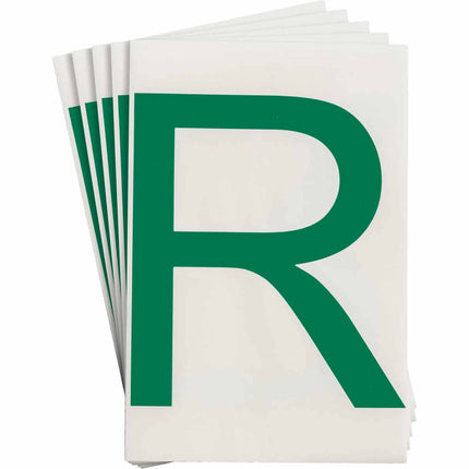 ToughStripe Green Number and Letter Labels