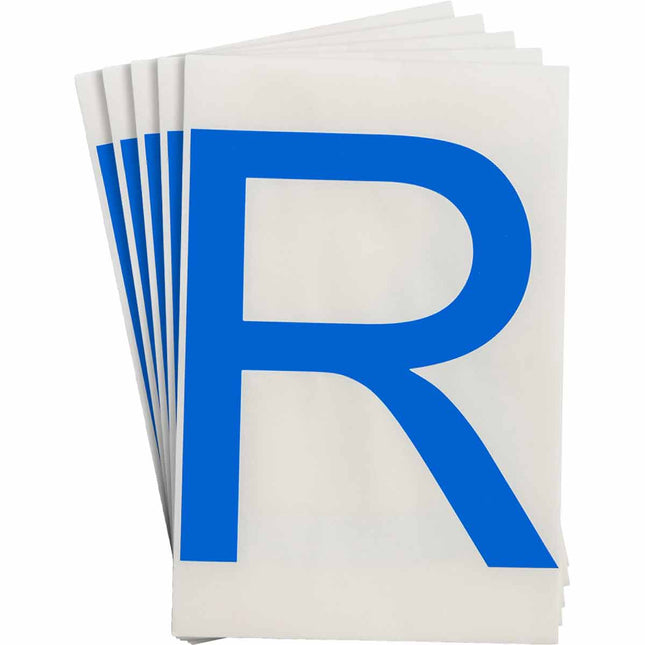 ToughStripe Blue Number and Letter  Labels
