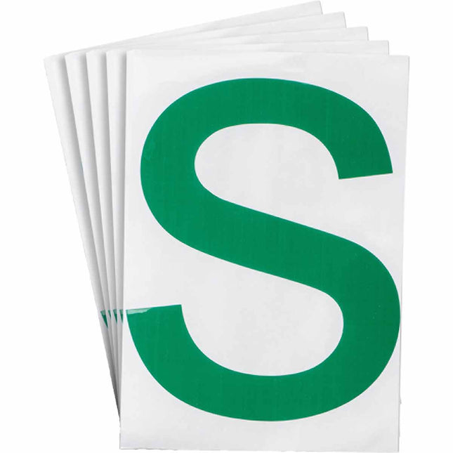 ToughStripe Green Number and Letter Labels