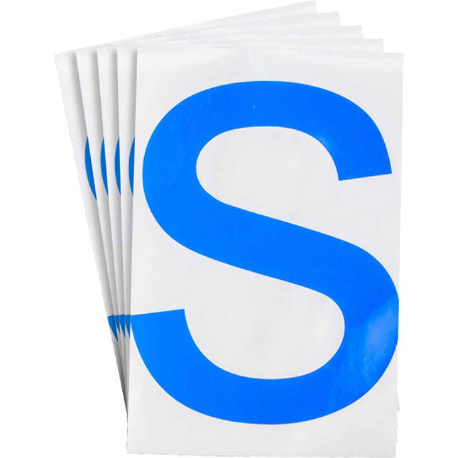 ToughStripe Blue Number and Letter  Labels