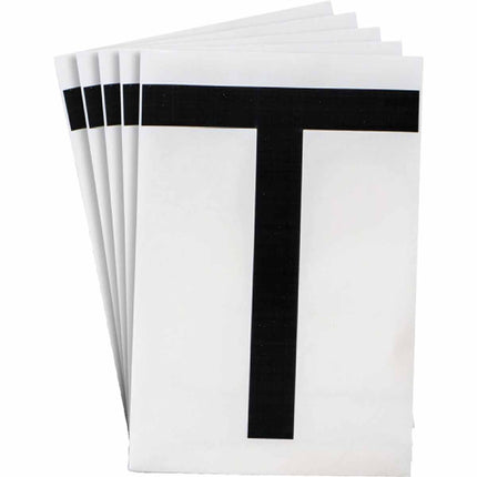 ToughStripe Black Number and Letter Labels