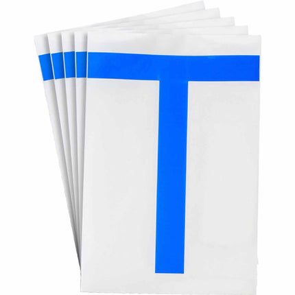 ToughStripe Blue Number and Letter  Labels