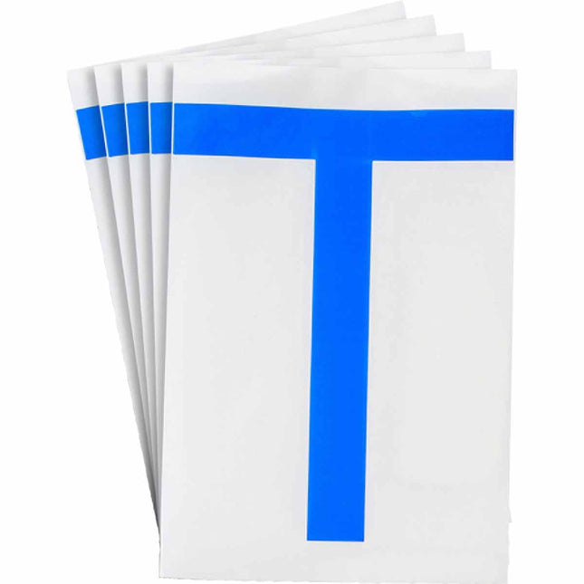ToughStripe Blue Number and Letter  Labels