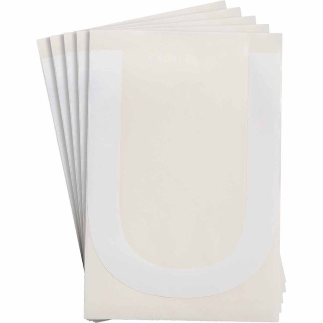 ToughStripe White Number and Letter Labels