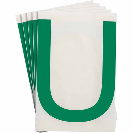 ToughStripe Green Number and Letter Labels