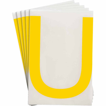 ToughStripe Yellow Number and Letter Labels