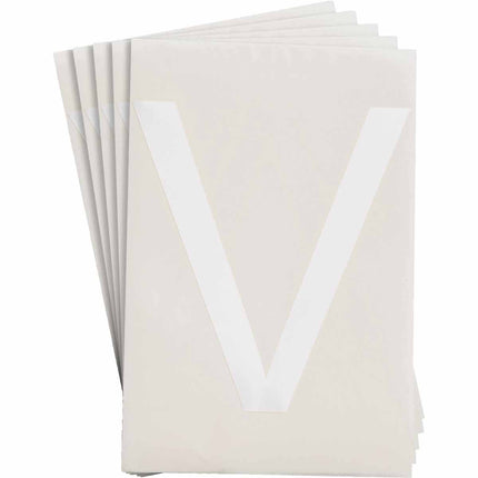 ToughStripe White Number and Letter Labels