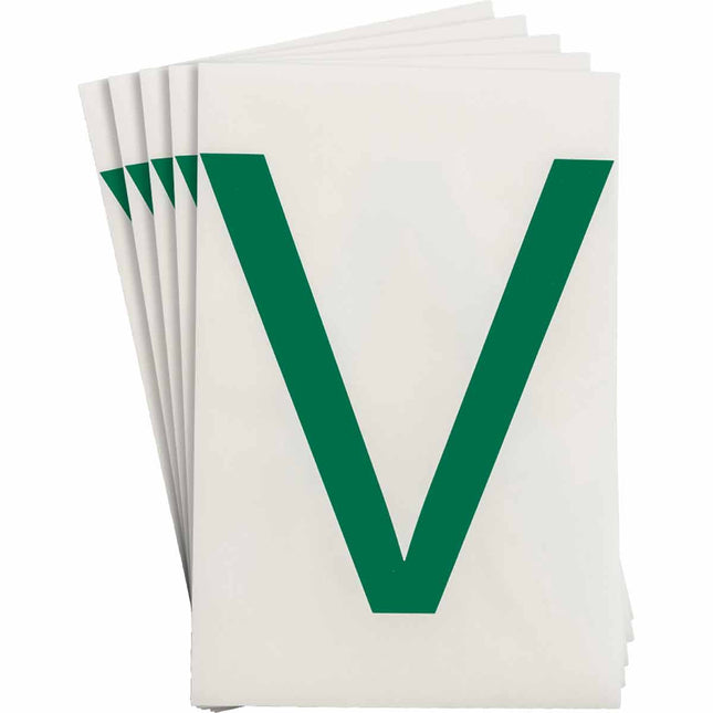 ToughStripe Green Number and Letter Labels
