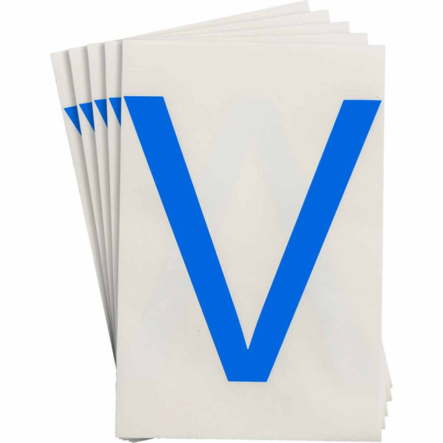 ToughStripe Blue Number and Letter  Labels
