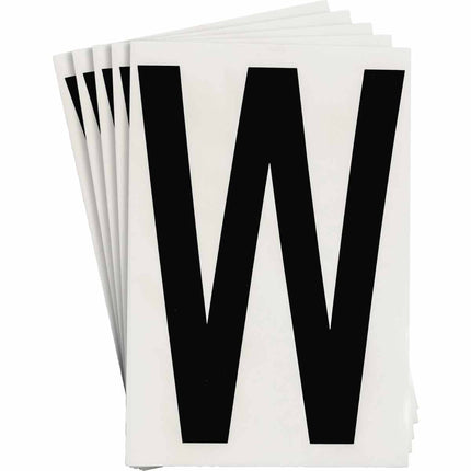 ToughStripe Black Number and Letter Labels