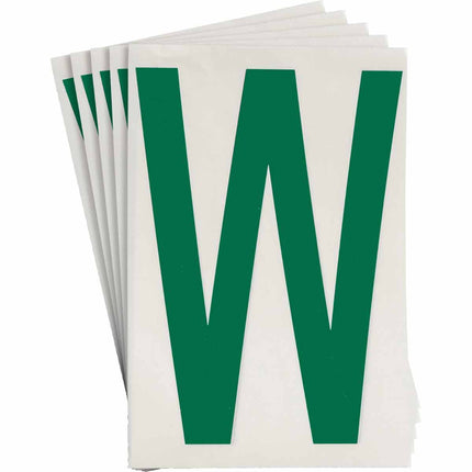 ToughStripe Green Number and Letter Labels