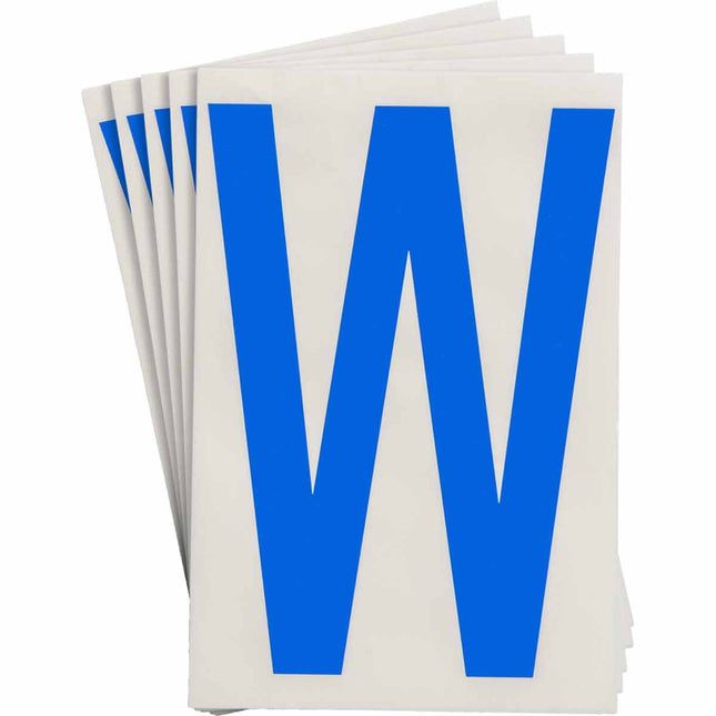 ToughStripe Blue Number and Letter  Labels