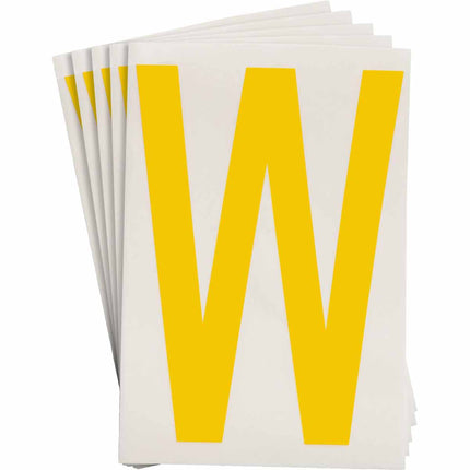 ToughStripe Yellow Number and Letter Labels