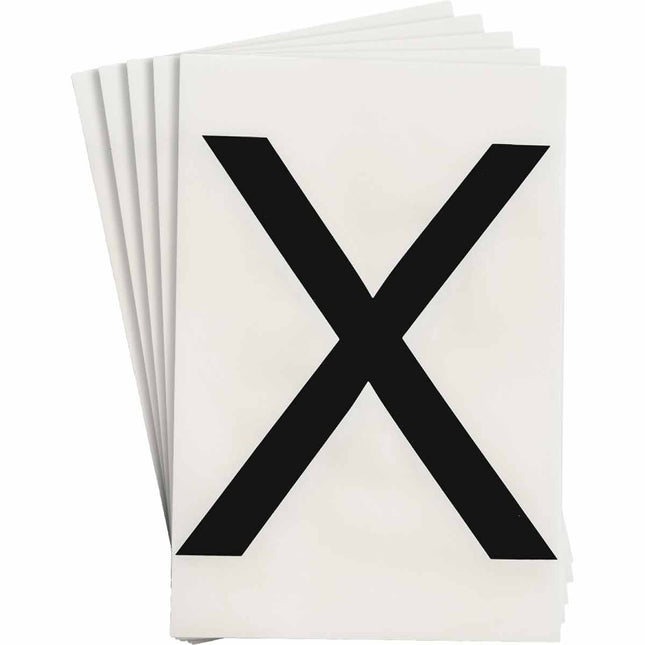 ToughStripe Black Number and Letter Labels