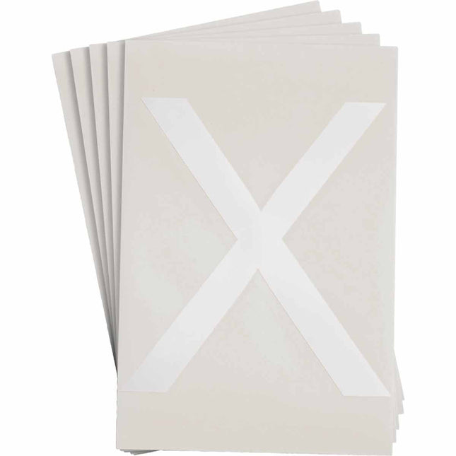 ToughStripe White Number and Letter Labels