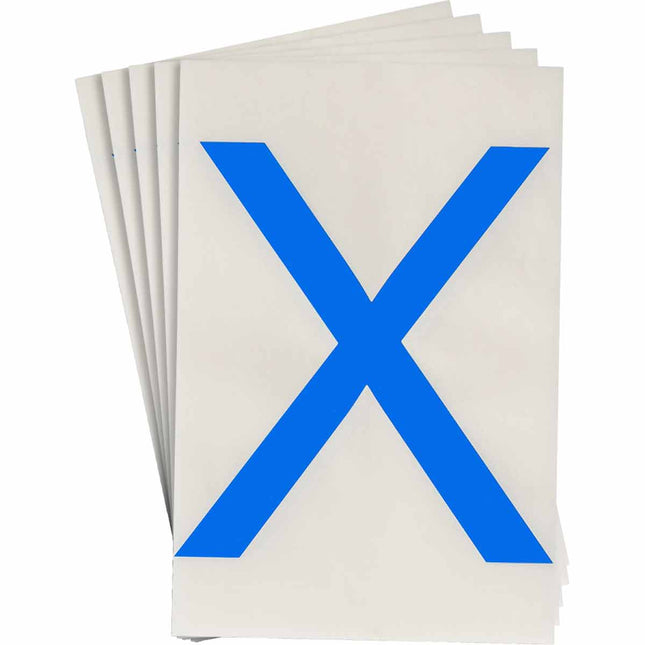 ToughStripe Blue Number and Letter  Labels