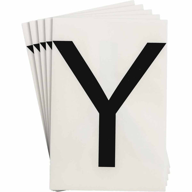 ToughStripe Black Number and Letter Labels