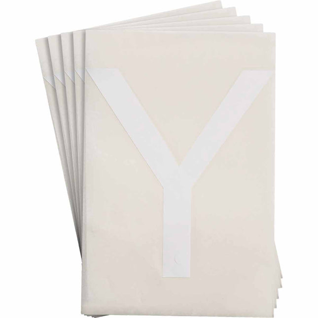 ToughStripe White Number and Letter Labels