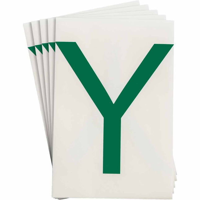 ToughStripe Green Number and Letter Labels