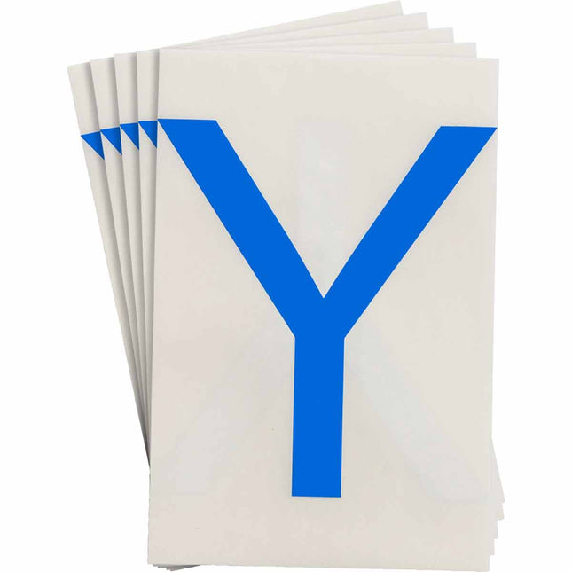ToughStripe Blue Number and Letter  Labels