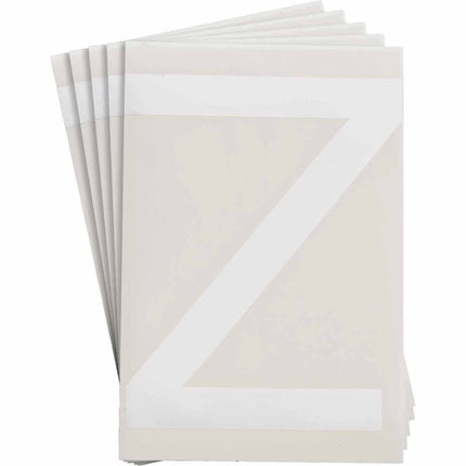 ToughStripe White Number and Letter Labels
