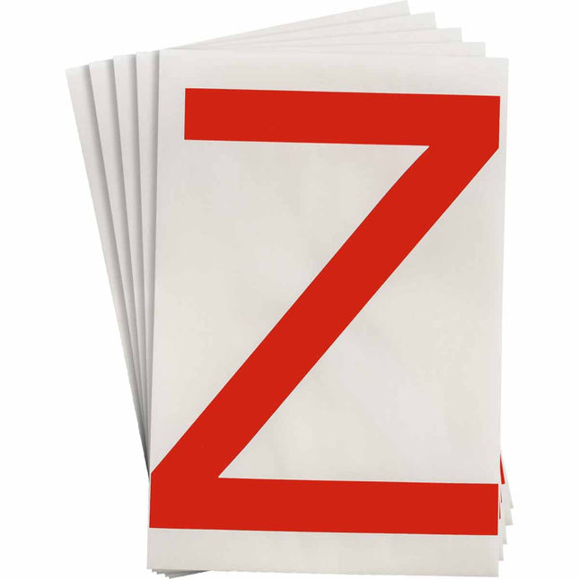 ToughStripe Red Number and Letter Labels