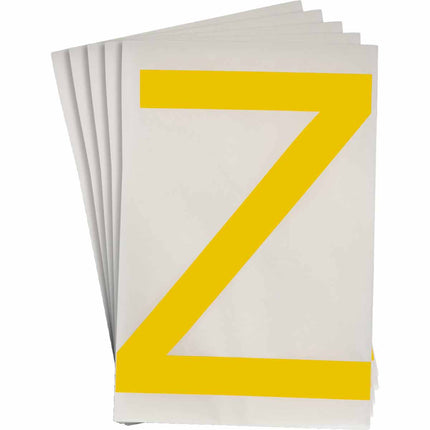 ToughStripe Yellow Number and Letter Labels