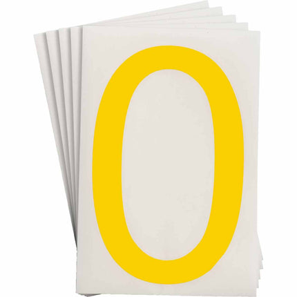 ToughStripe Yellow Number and Letter Labels