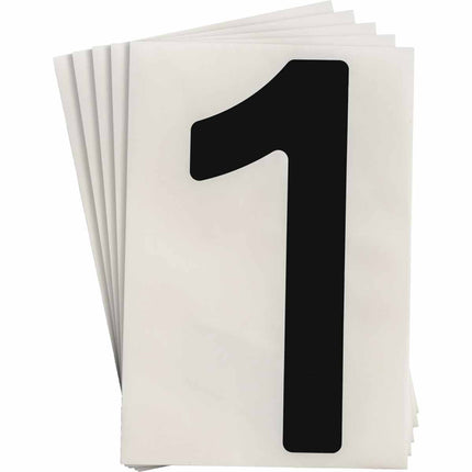 ToughStripe Black Number and Letter Labels