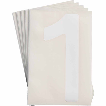 ToughStripe White Number and Letter Labels