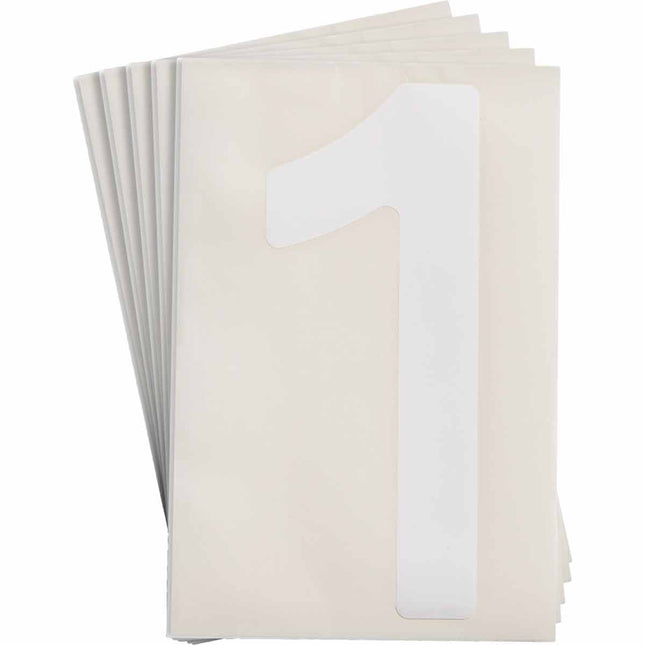 ToughStripe White Number and Letter Labels