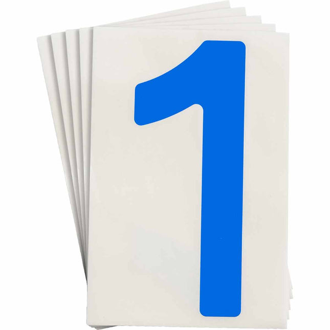 ToughStripe Blue Number and Letter  Labels