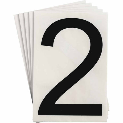 ToughStripe Black Number and Letter Labels
