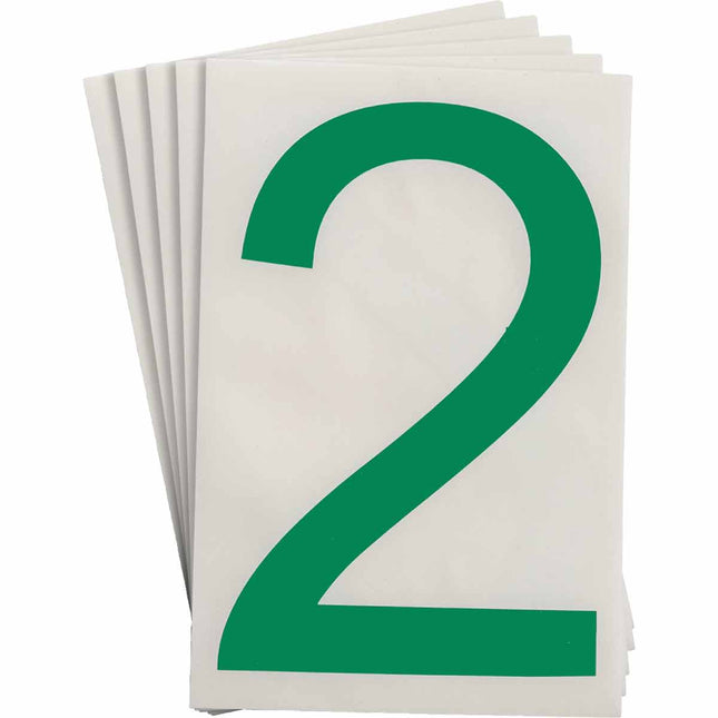 ToughStripe Green Number and Letter Labels