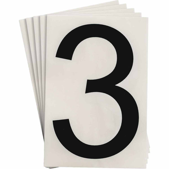 ToughStripe Black Number and Letter Labels