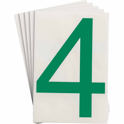 ToughStripe Green Number and Letter Labels