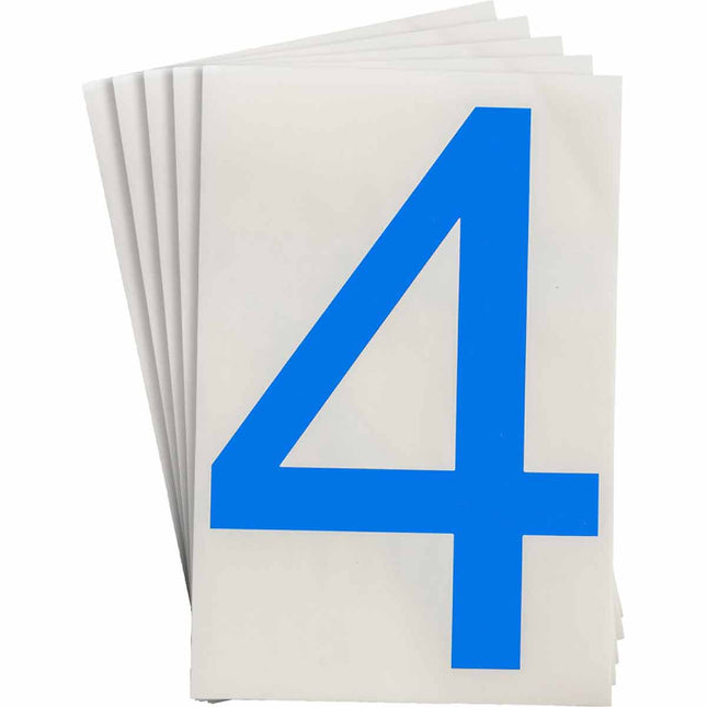 ToughStripe Blue Number and Letter  Labels