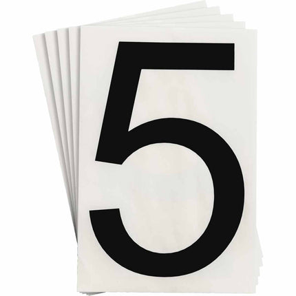 ToughStripe Black Number and Letter Labels